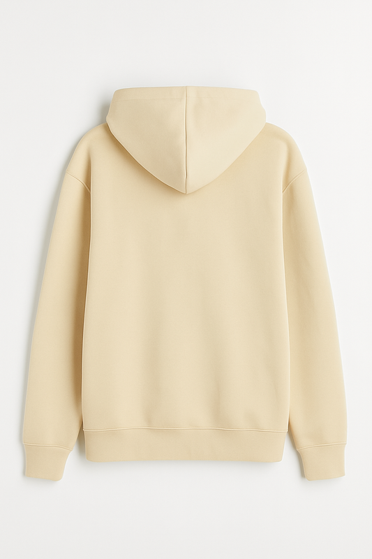 Beige Over Sized Hoodie