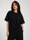 W-Basic Black T-Shirt