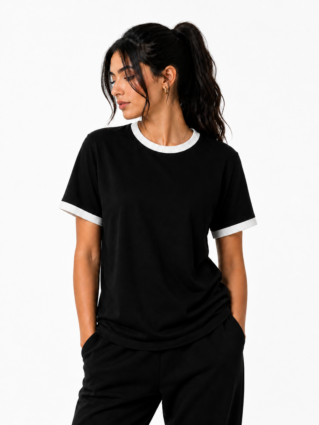 Ringer Tee - Trim - W