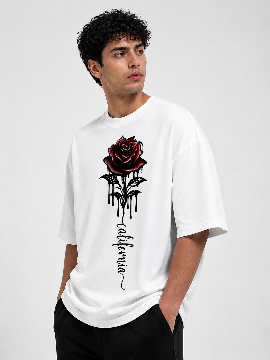 California Rose Oversized T-Shirt