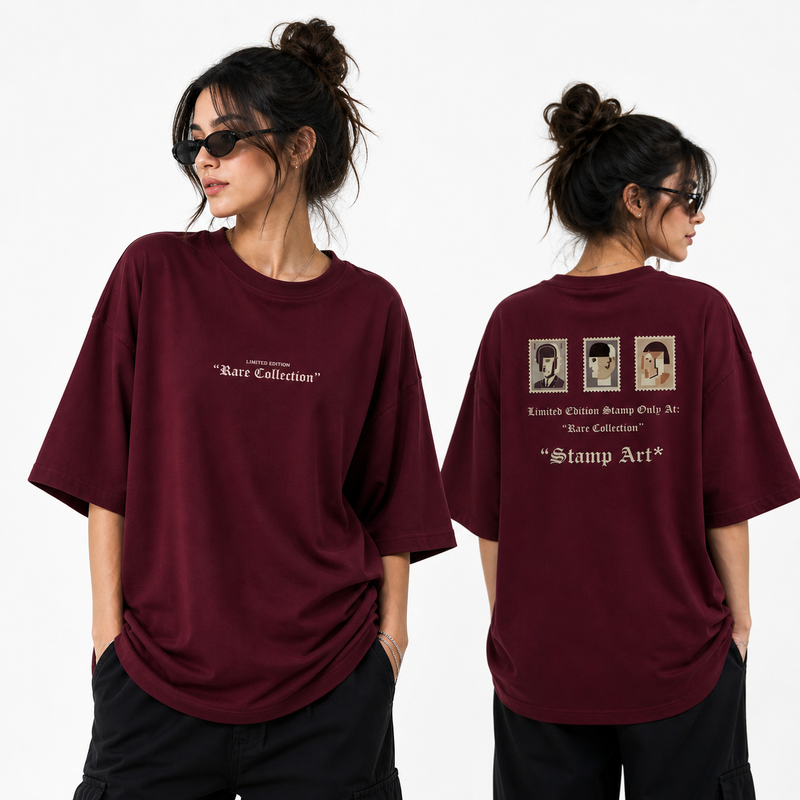 Joker Stamp Oversized Tee -W