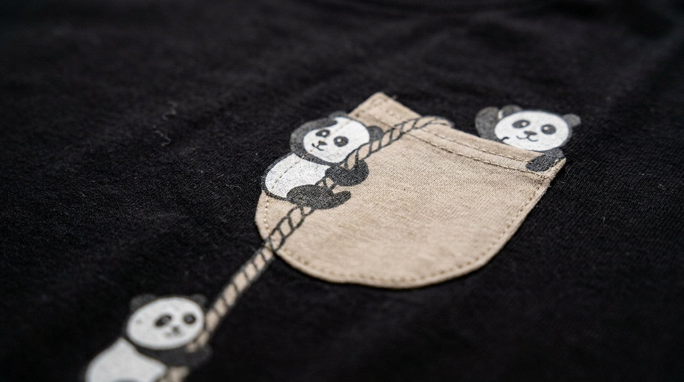 Pocket Panda Oversized Tee