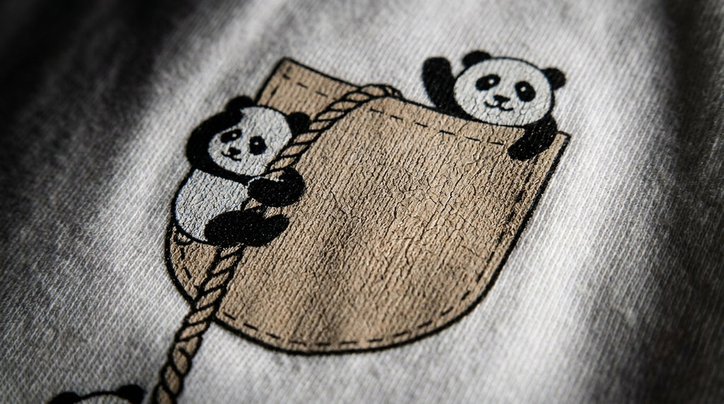 Pocket Panda Oversized Tee