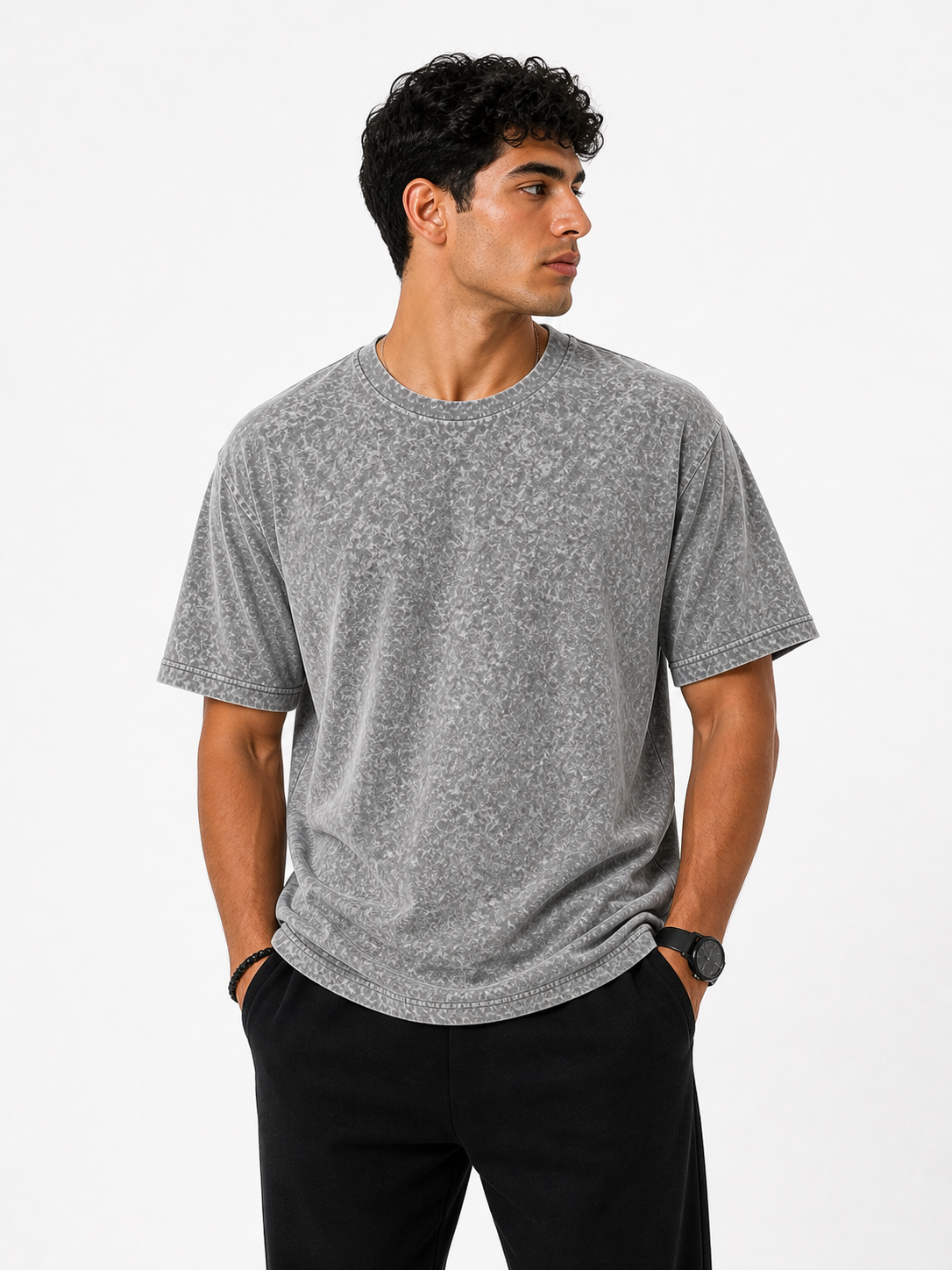 Washed Gray Oversized
