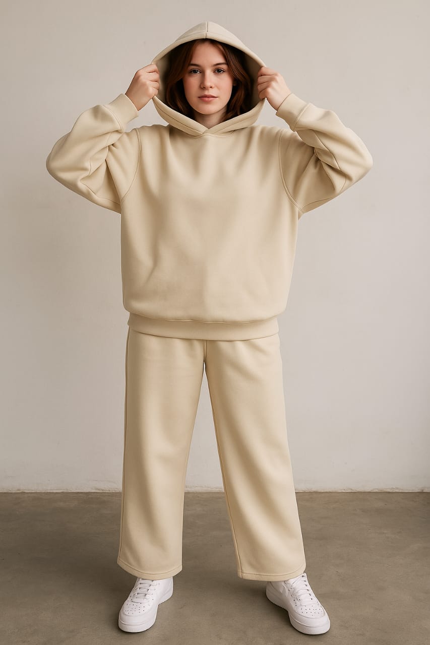 OVER SIZED BEIGE SUIT