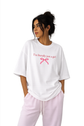 Literally Just a Girl Oversized T-Shirt