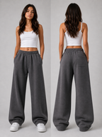Dark Grey SweatPant Wide Leg - W