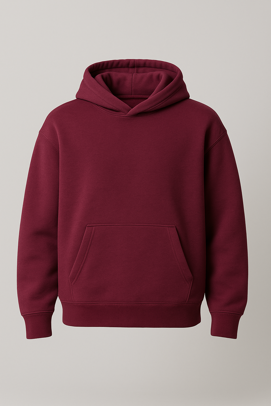 Burgundy Over Sized Hoodie