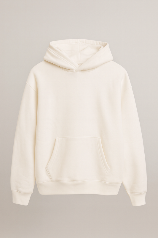 White Over Sized Hoodie