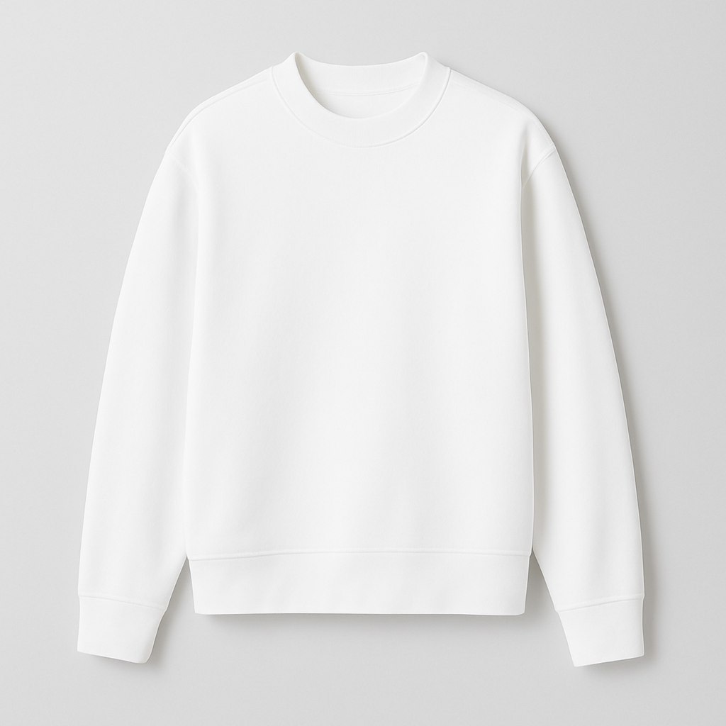White Crewneck Sweater