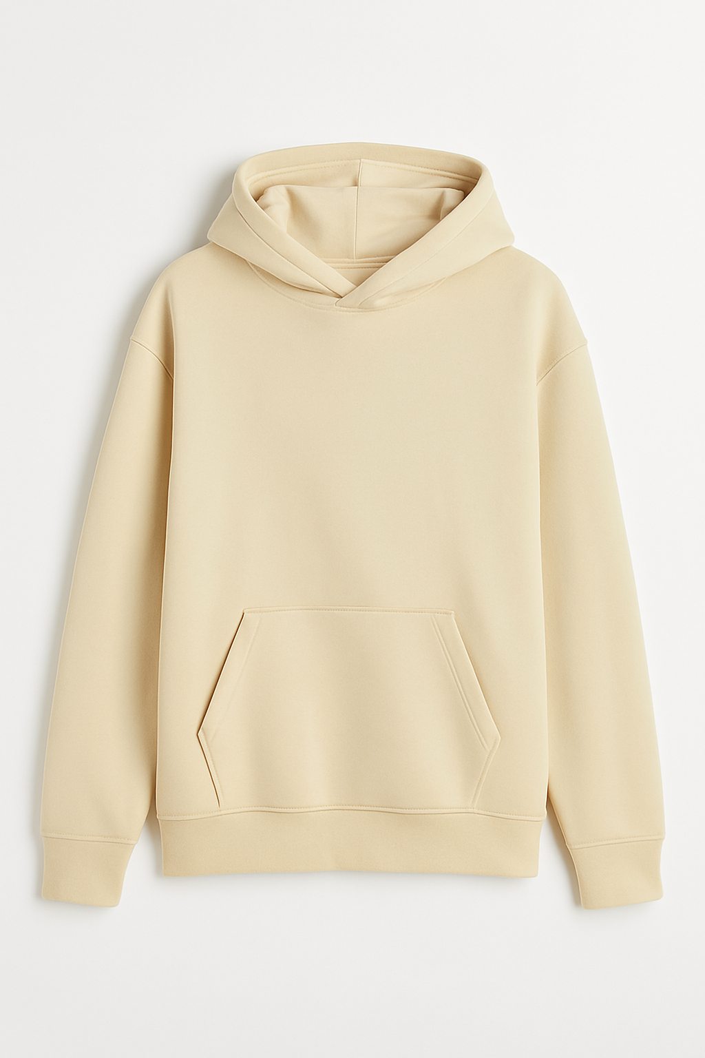 Beige Over Sized Hoodie