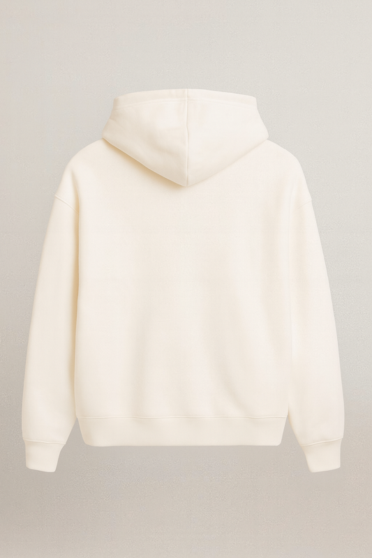 White Over Sized Hoodie