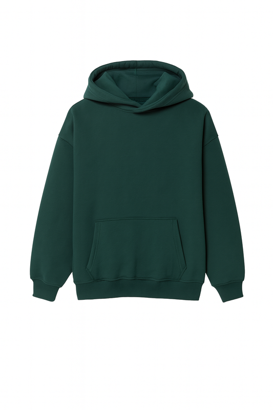 Dark Green Over Sized Hoodie