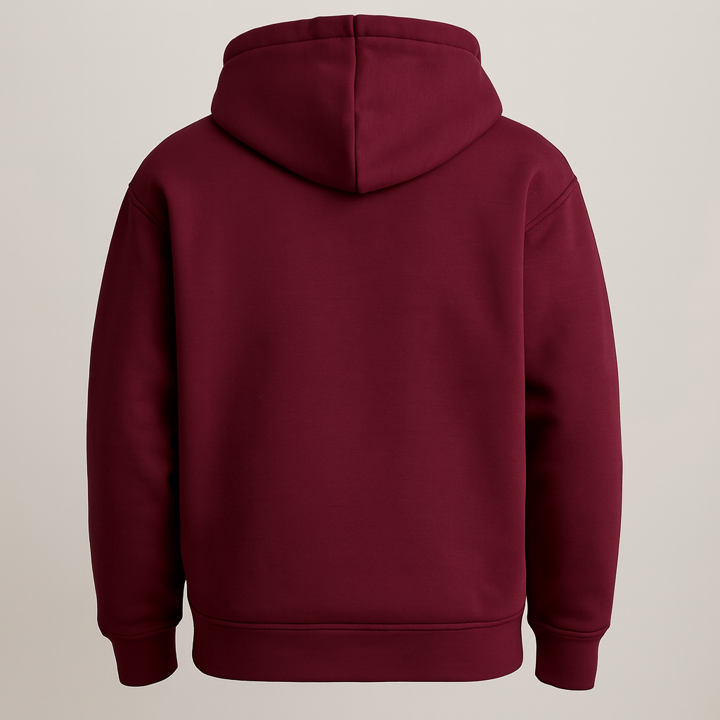 Burgundy Over Sized Hoodie