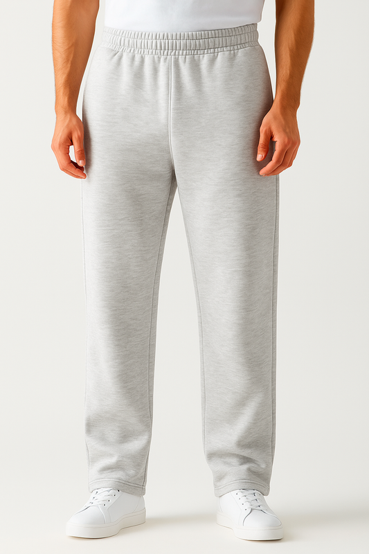Men's Gray SweatPant Wide Leg