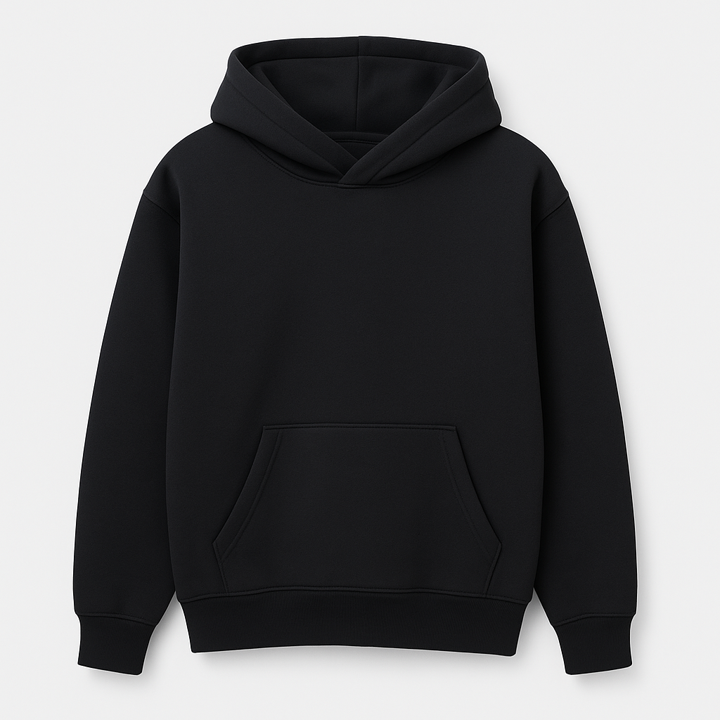 Black Over Sized Hoodie