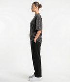 W-Washed Black Oversized T-Shirt