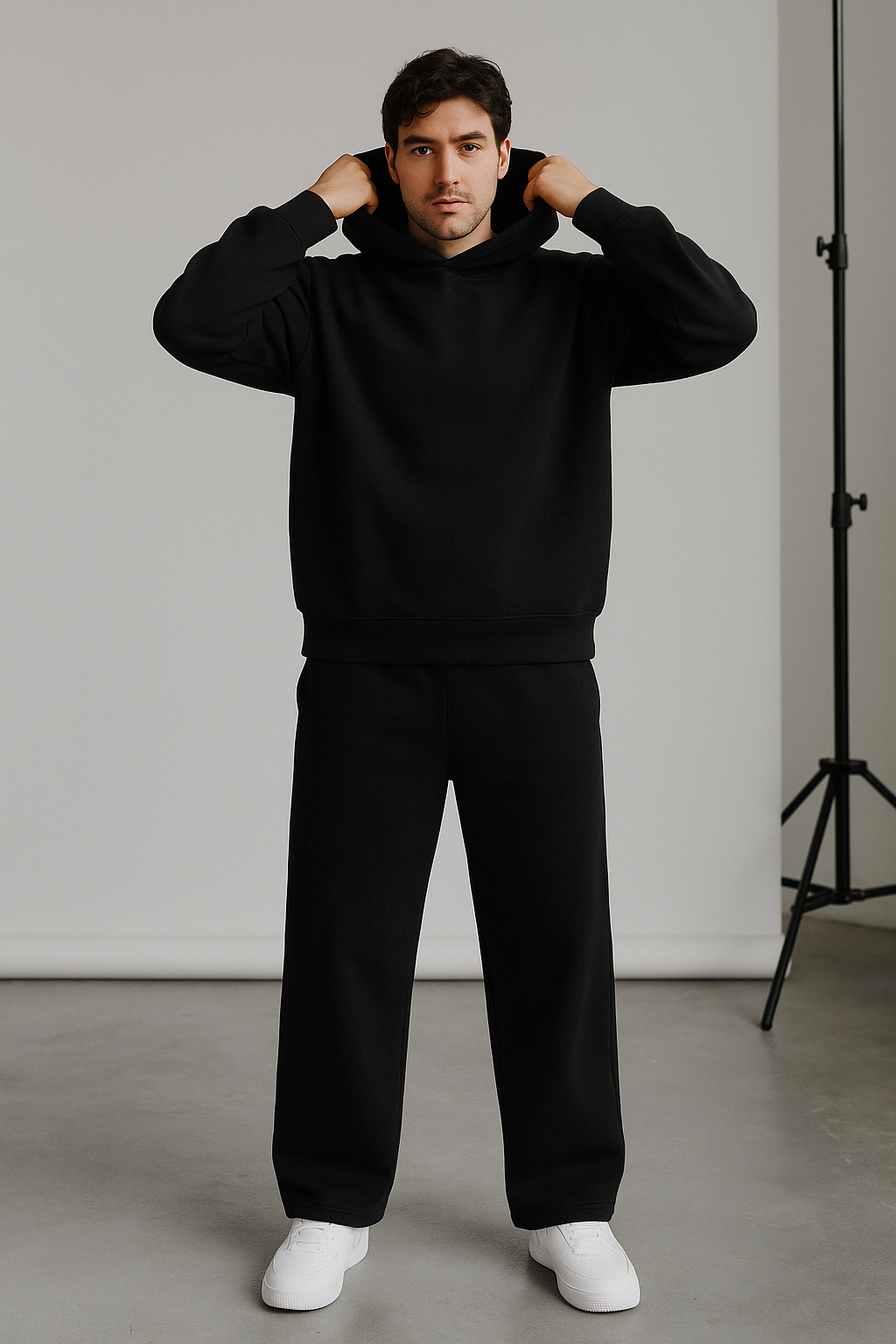 OVER SIZED BLACK SUIT