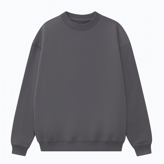 Dark Grey Crewneck Sweater