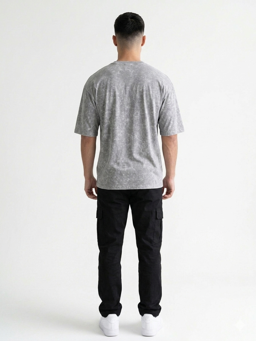 Washed Gray Oversized